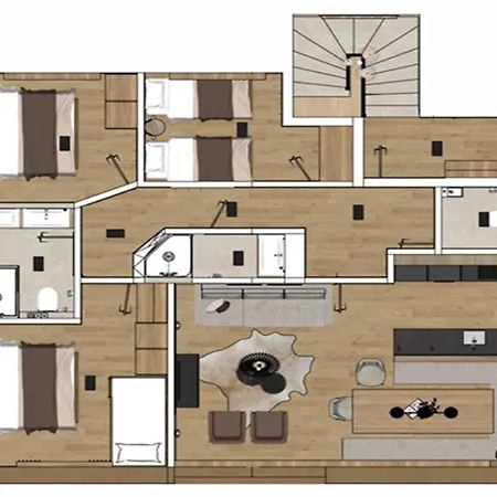 Penthouse Janita شقة وستندورف
